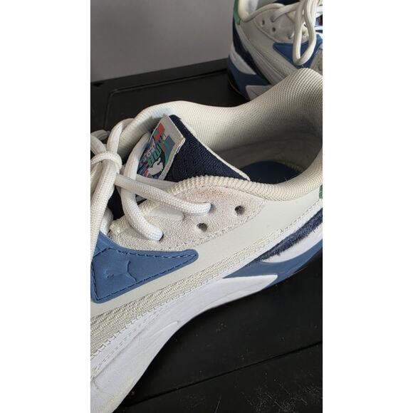 PUMA Mirage Sport White Blue Green Colorblock 397817-02 Men's Athletic Sneakers - Picture 4 of 12